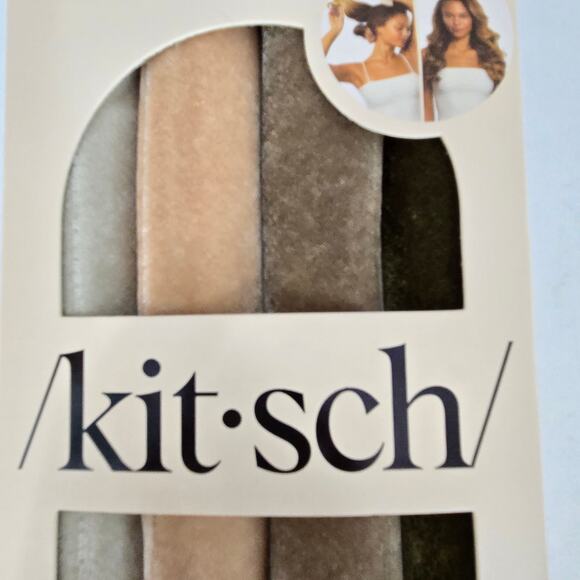 Kit-sch Velvet XL Flexi Hair Curling Rods 4 pc - Picture 2 of 5